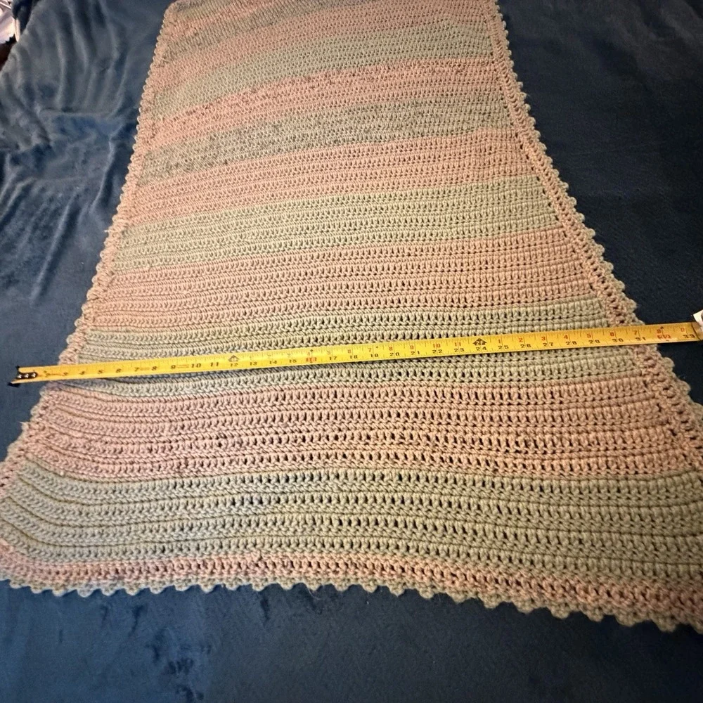 Handmade Crochet Afghan Blanket Throw 50